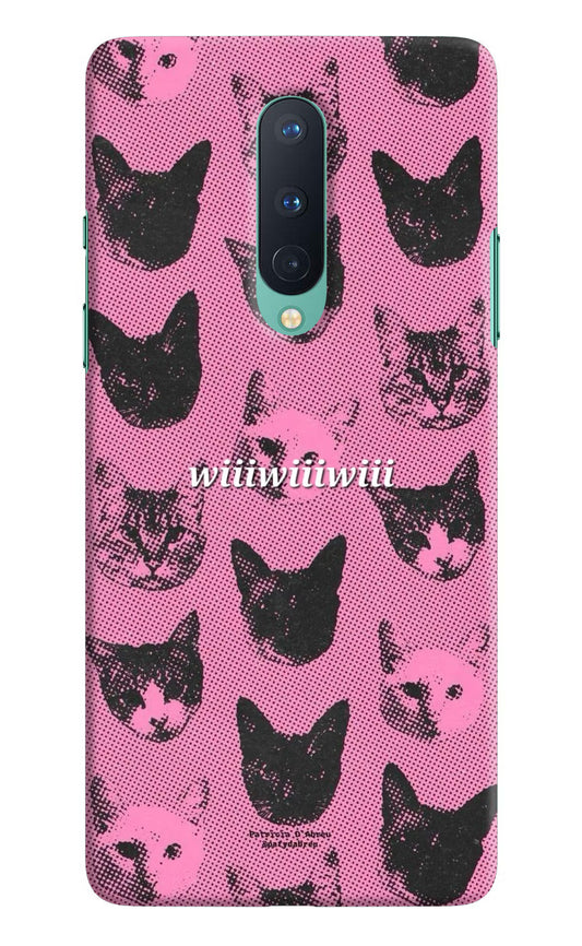 Pink Cats Oneplus 8 Back Cover