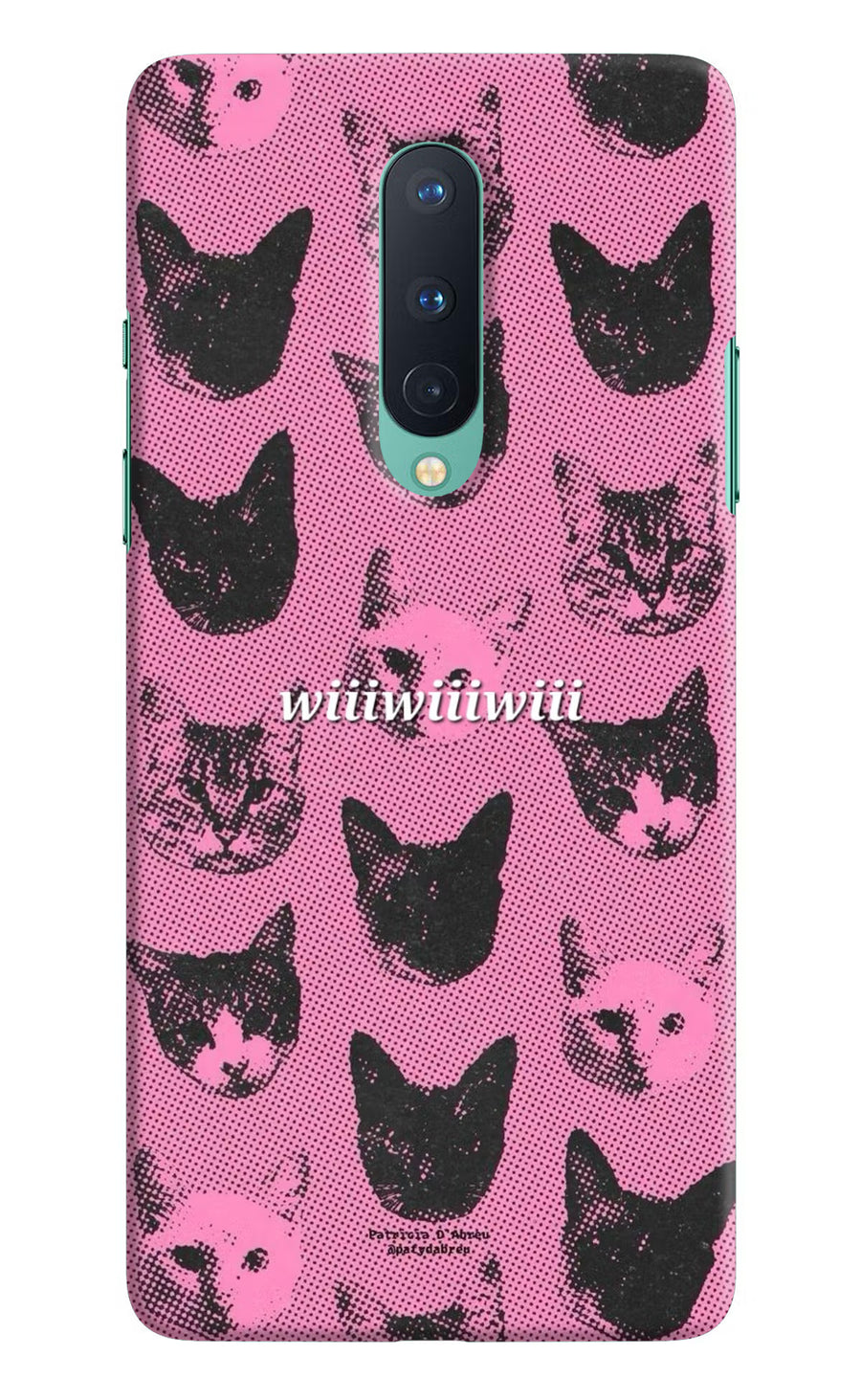 Pink Cats Oneplus 8 Back Cover, Hard case