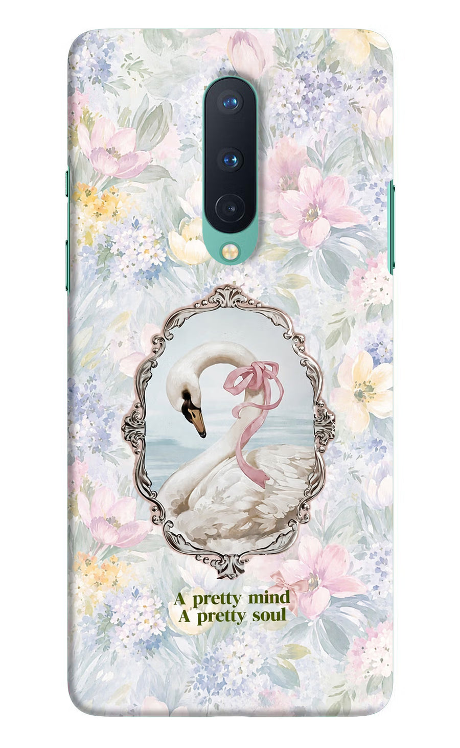 Pretty Mind Pretty Soul Oneplus 8 Back Cover, Hard case