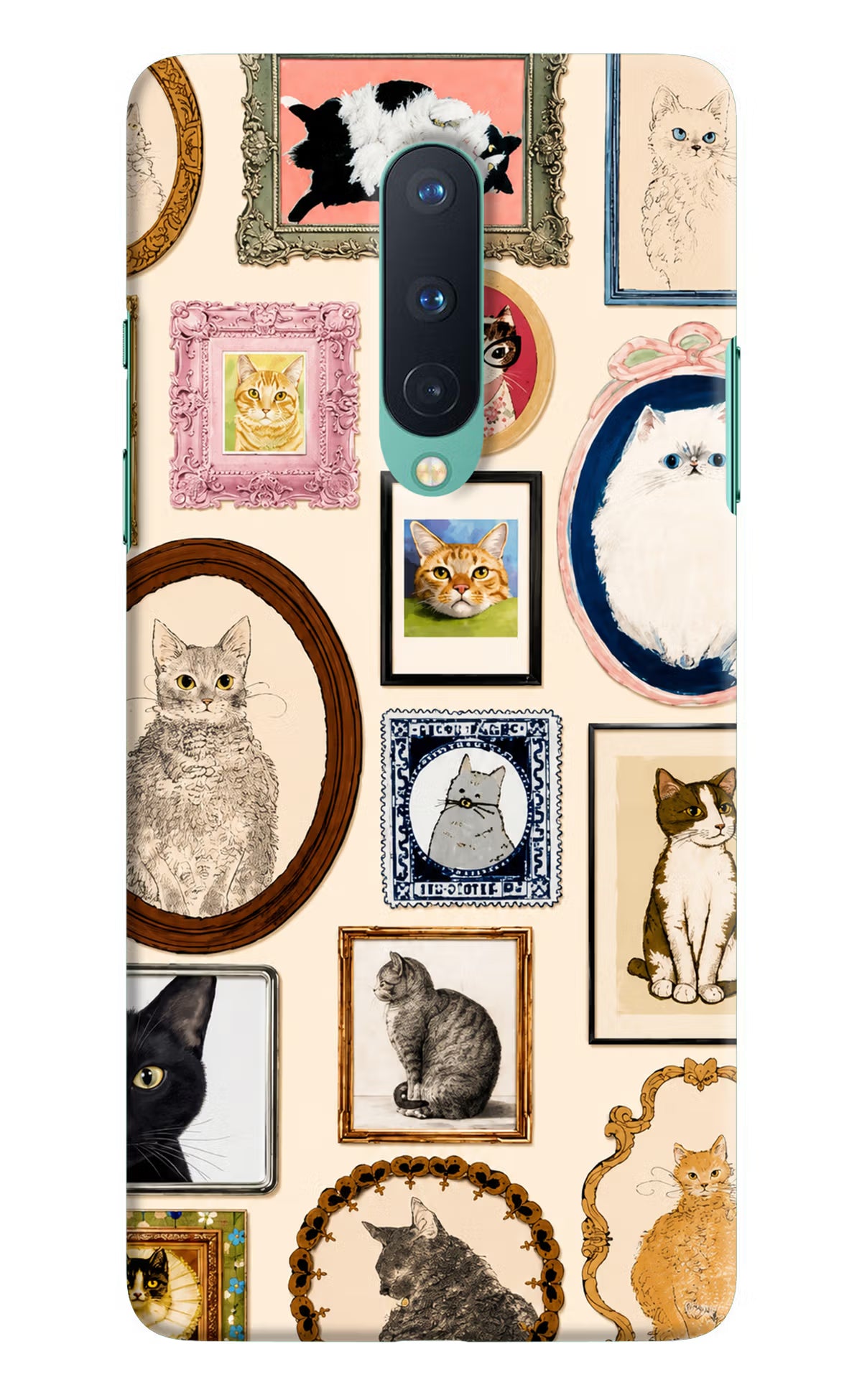 Mirror Cats Oneplus 8 Back Cover