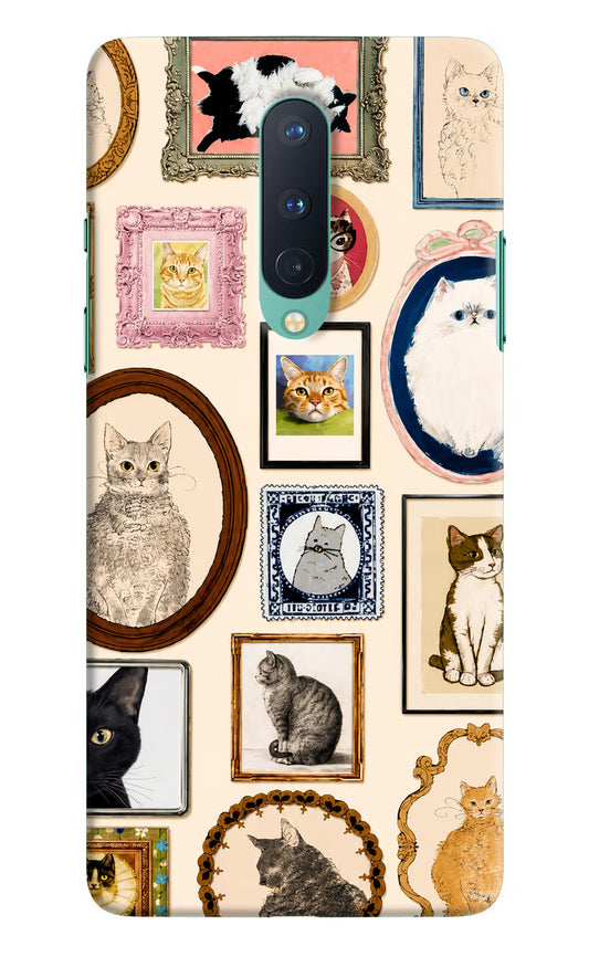 Mirror Cats Oneplus 8 Hard Case Back Cover by Casekaro