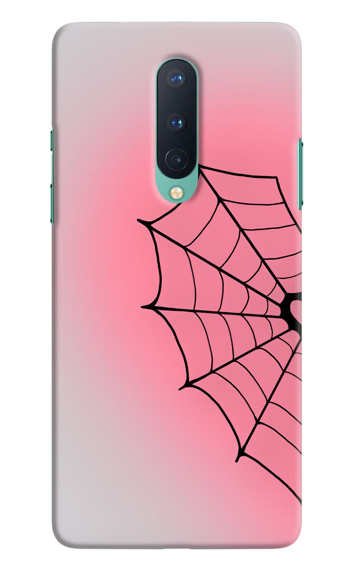 Pink Web Oneplus 8 Back Cover