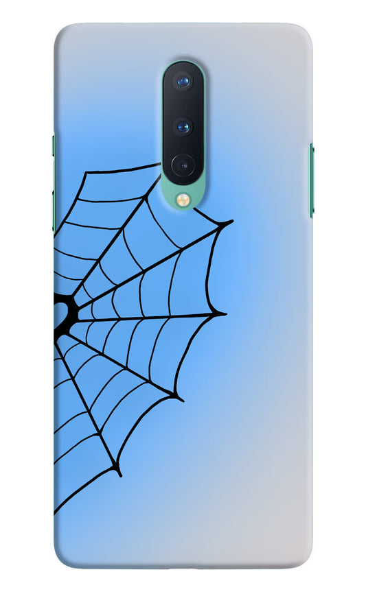 Blue Web Oneplus 8 Hard Case Back Cover by Casekaro