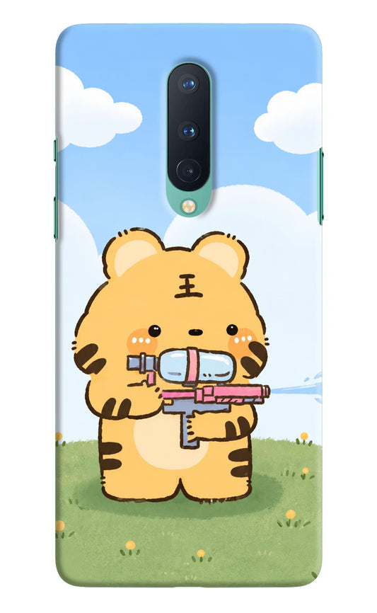 Tiger Treat Oneplus 8 Hard Case Back Cover by Casekaro
