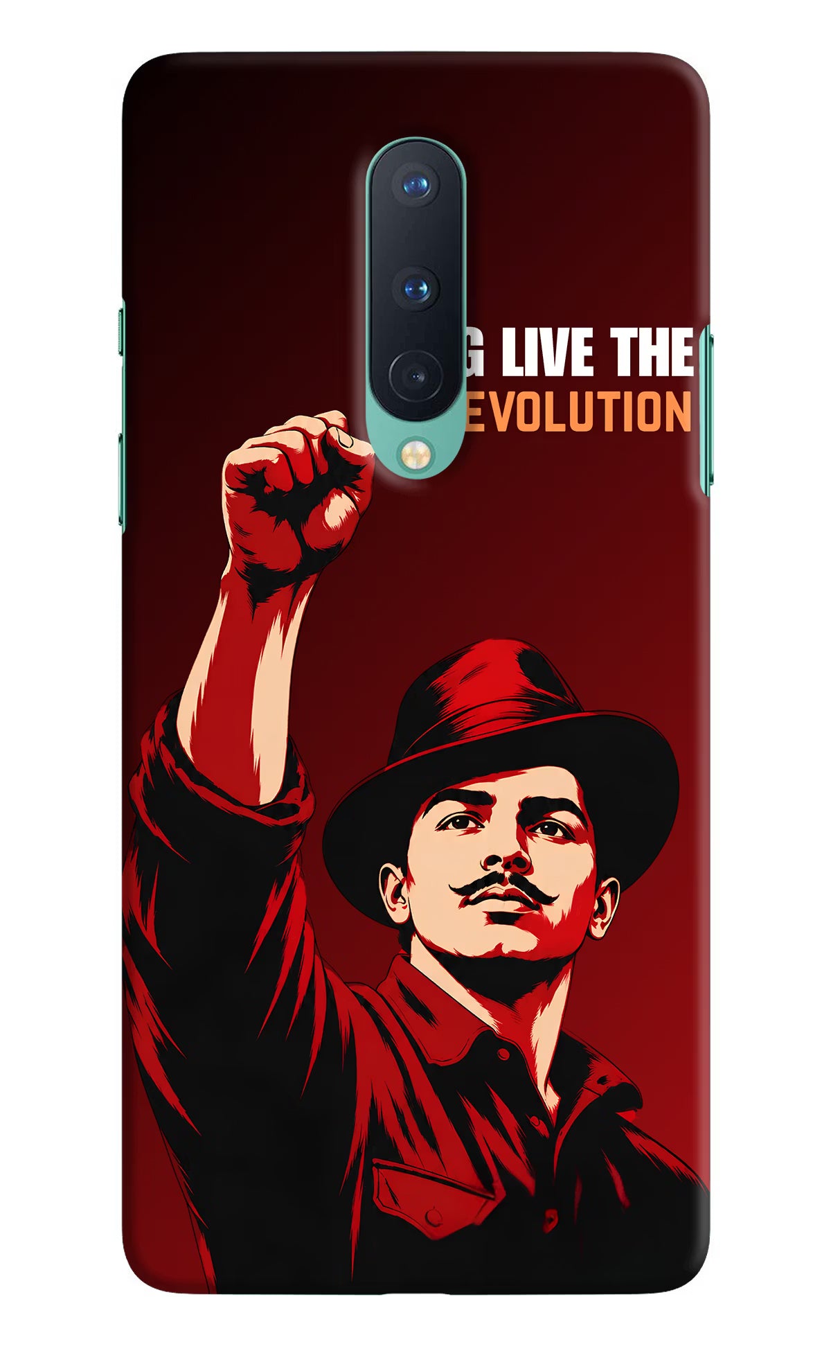 Bhagat Singh Revolution Oneplus 8 Back Cover