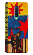 Pop Cat Oneplus 8 Hard Case Back Cover by Casekaro