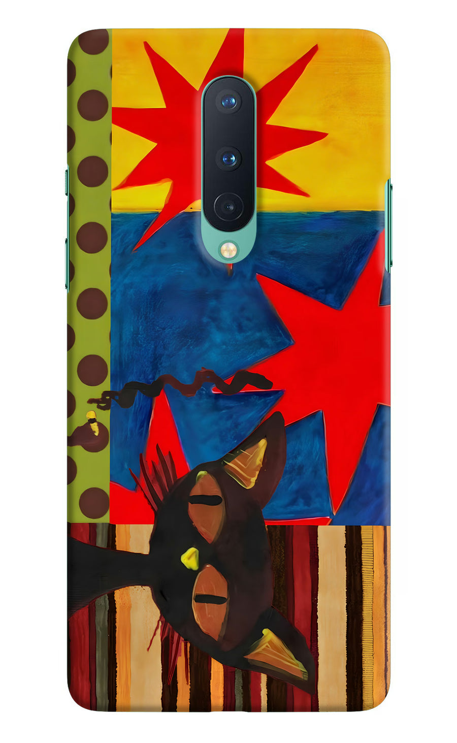 Pop Cat Oneplus 8 Back Cover, Hard case