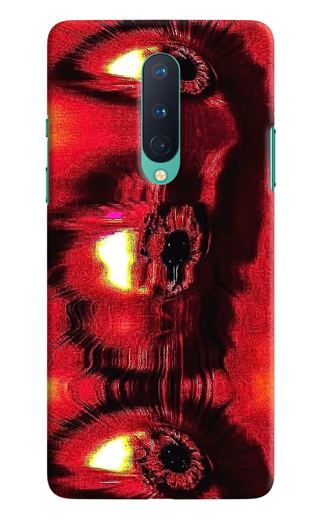 Fire Eye Oneplus 8 Hard Case Back Cover by Casekaro