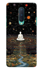 Space Monk Oneplus 8 Hard Case Back Cover by Casekaro