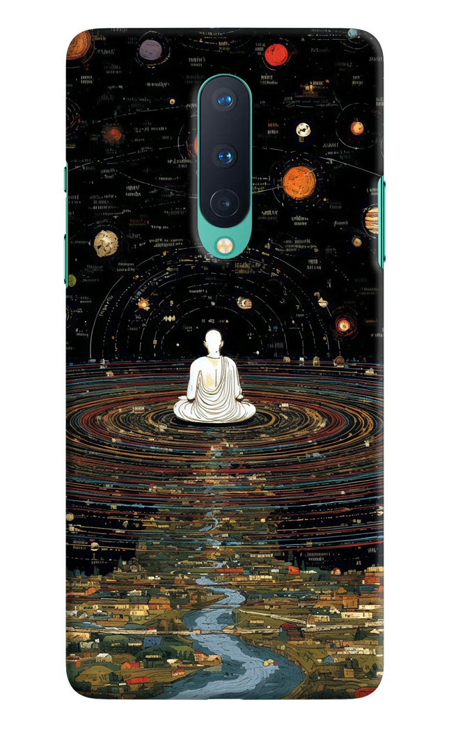 Space Monk Oneplus 8 Hard Case Back Cover by Casekaro