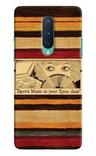 Vinyl Stripes Oneplus 8 Hard Case Back Cover by Casekaro