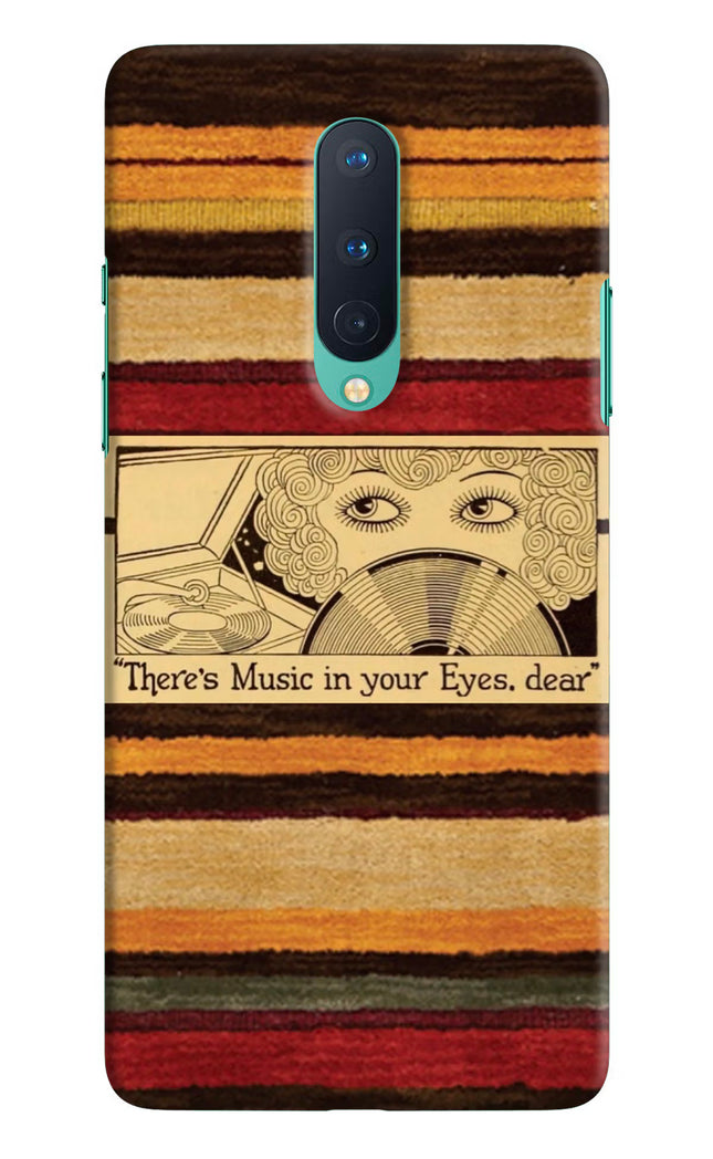 Vinyl Stripes Oneplus 8 Hard Case Back Cover by Casekaro