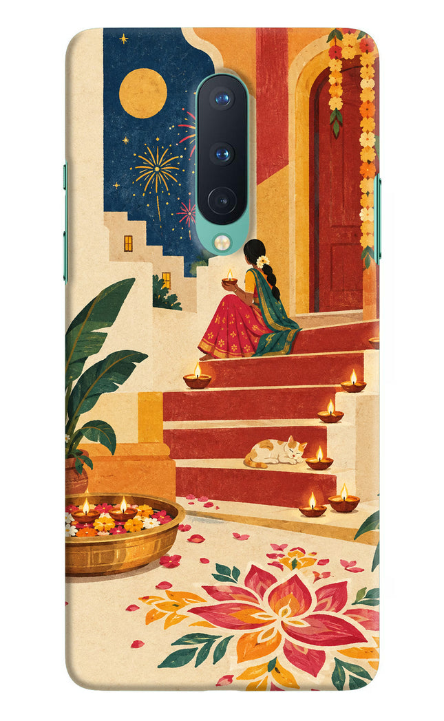 Diwali Rangoli Oneplus 8 Back Cover