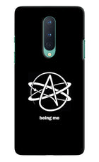Atheist Symbol Oneplus 8 Hard Case Back Cover by Casekaro