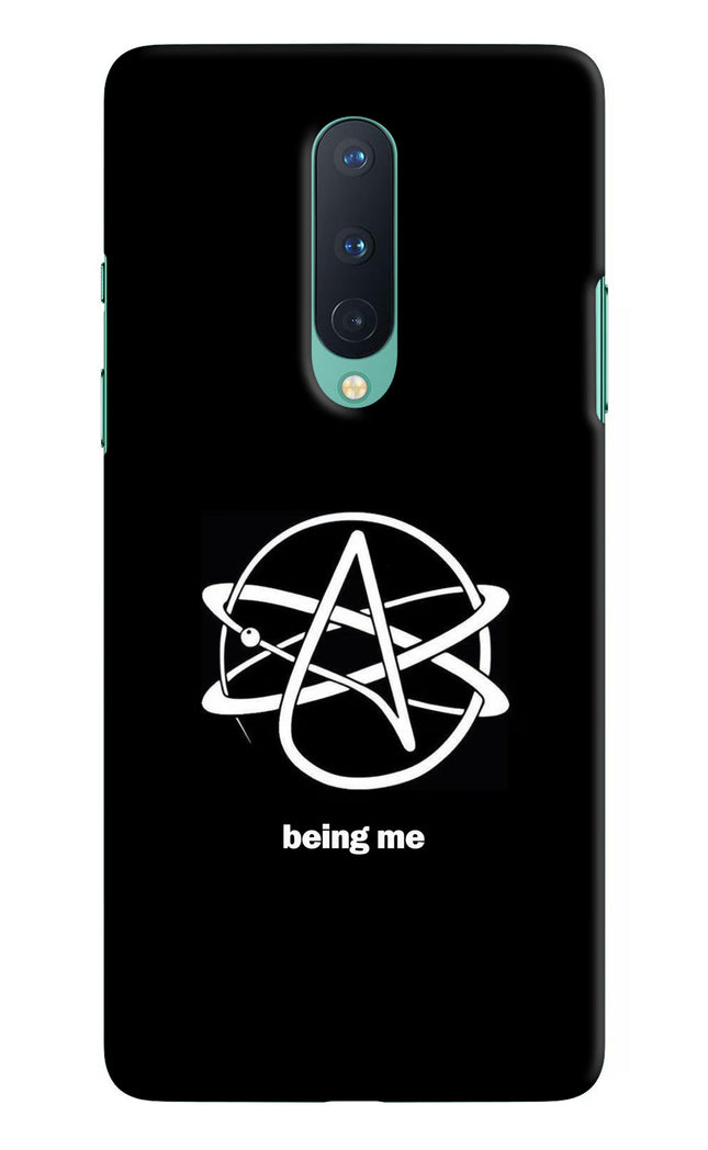 Atheist Symbol Oneplus 8 Hard Case Back Cover by Casekaro