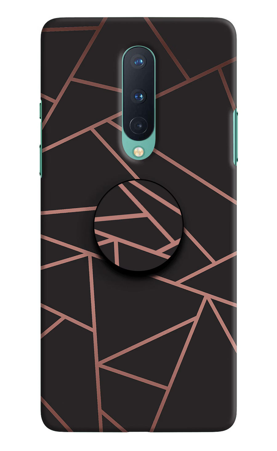 Geometric Pattern Oneplus 8 Pop Case, Hard case