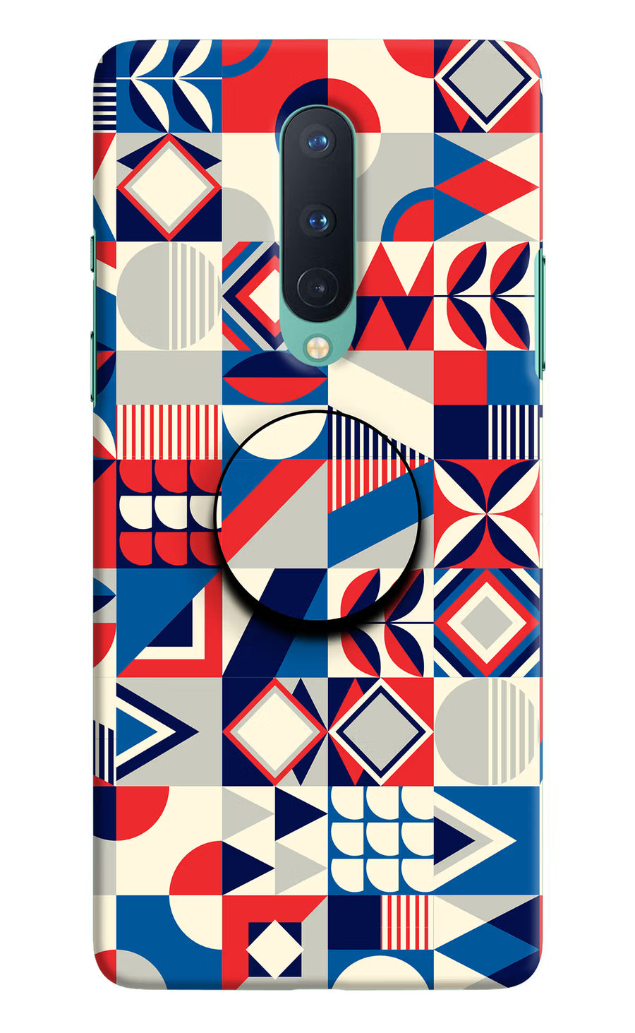 Colorful Pattern Oneplus 8 Pop Case, Hard case