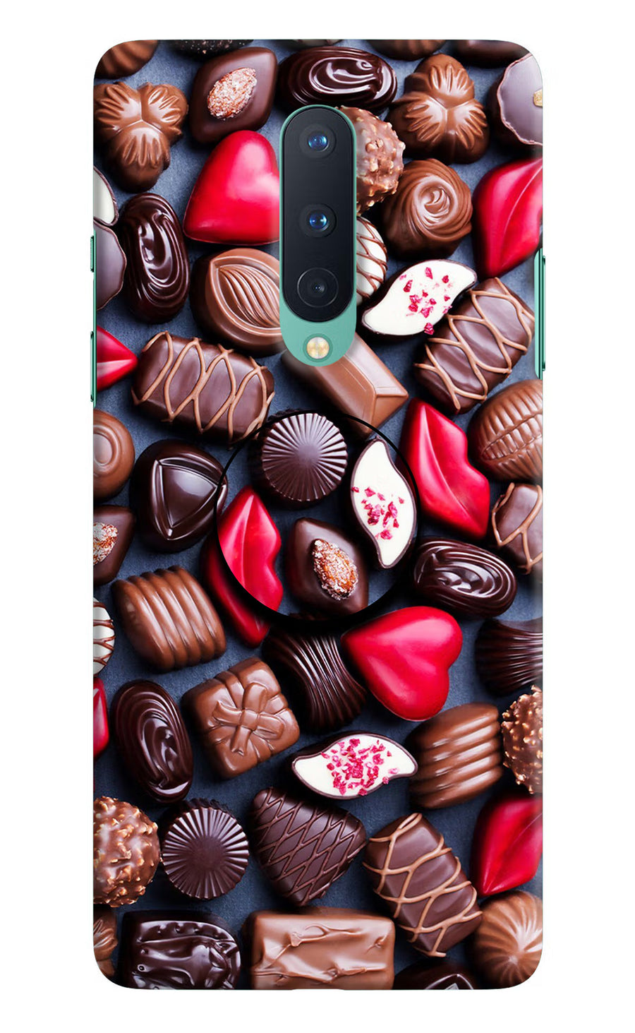 Chocolates Oneplus 8 Pop Case, Hard case
