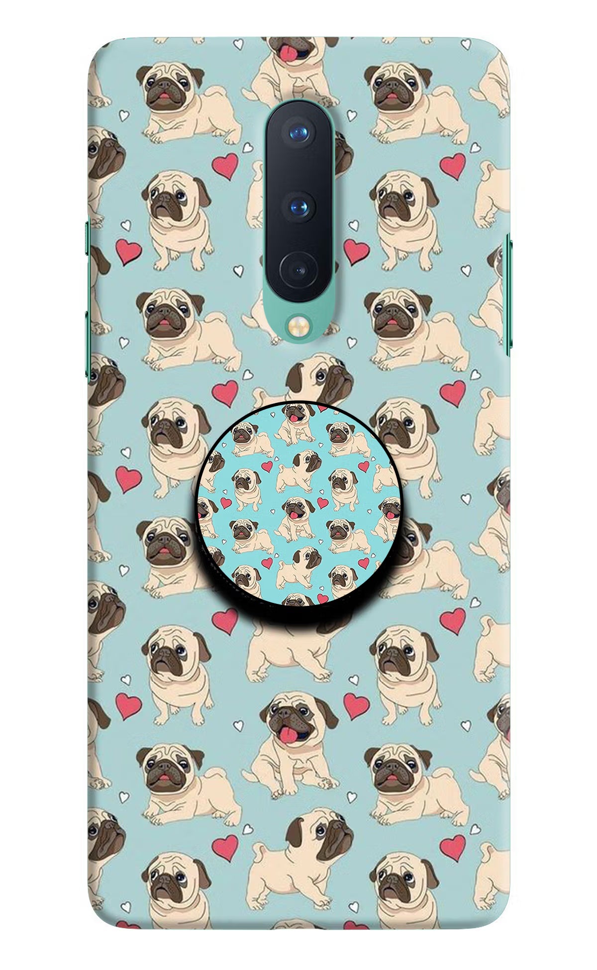 Pug Dog Oneplus 8 Pop Case by Casekaro