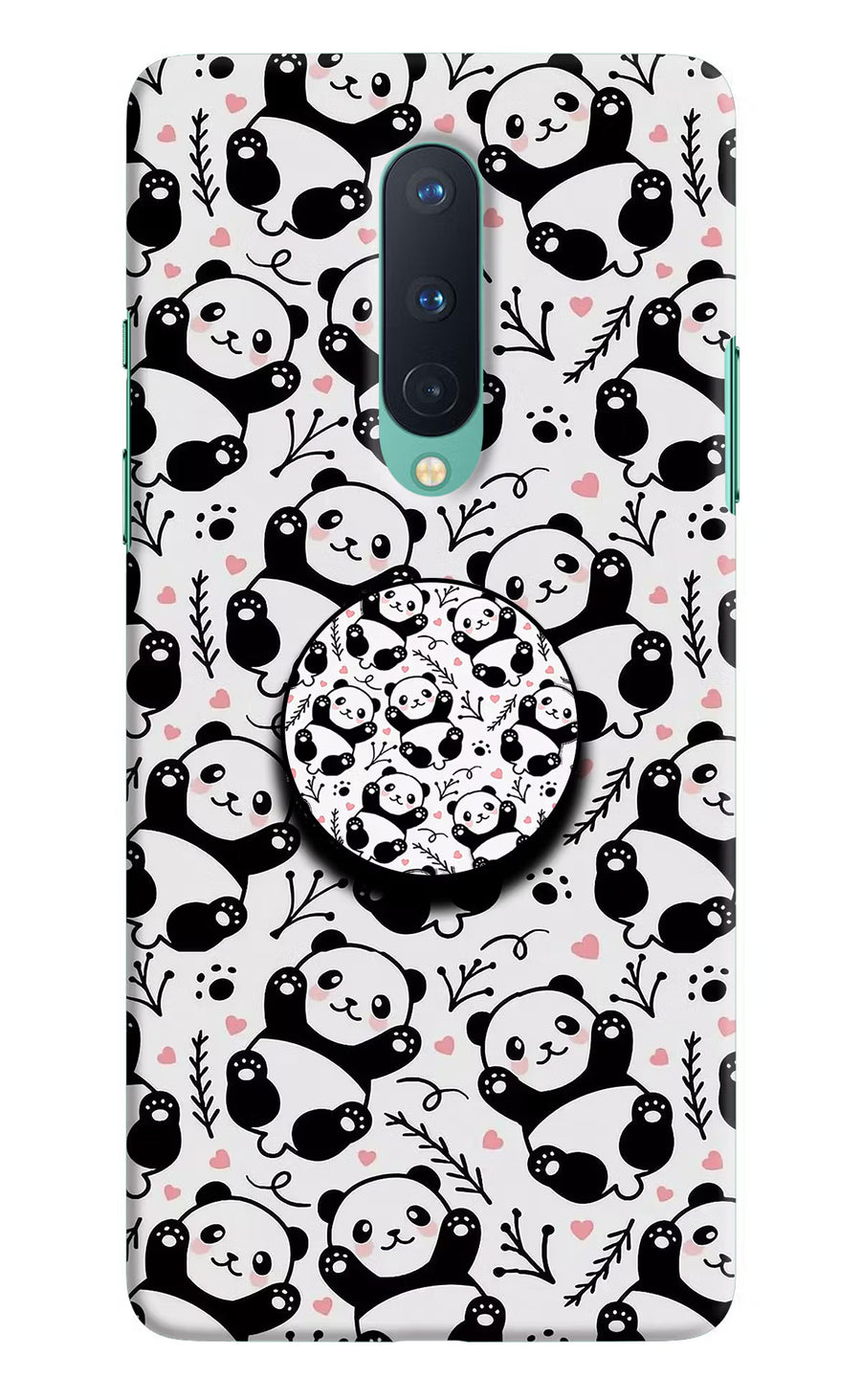 Cute Panda Oneplus 8 Pop Case, Hard case