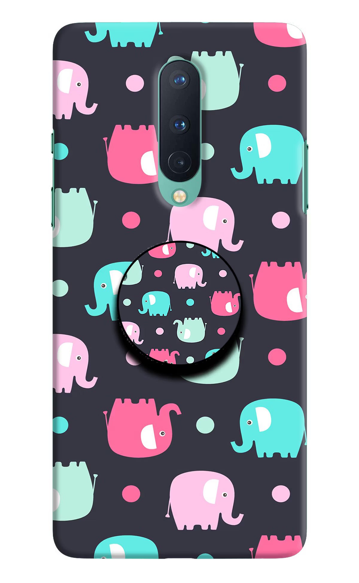 Baby Elephants Oneplus 8 Pop Case by Casekaro