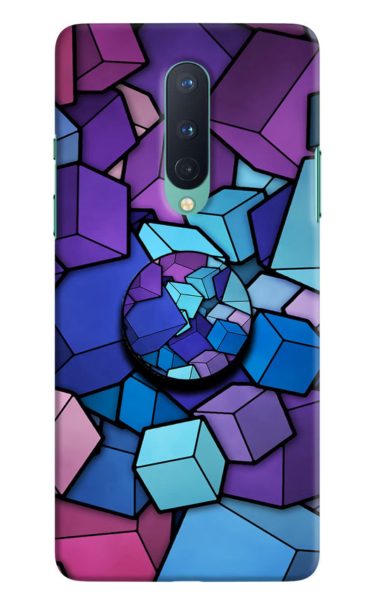Cubic Abstract Oneplus 8 Pop Case by Casekaro