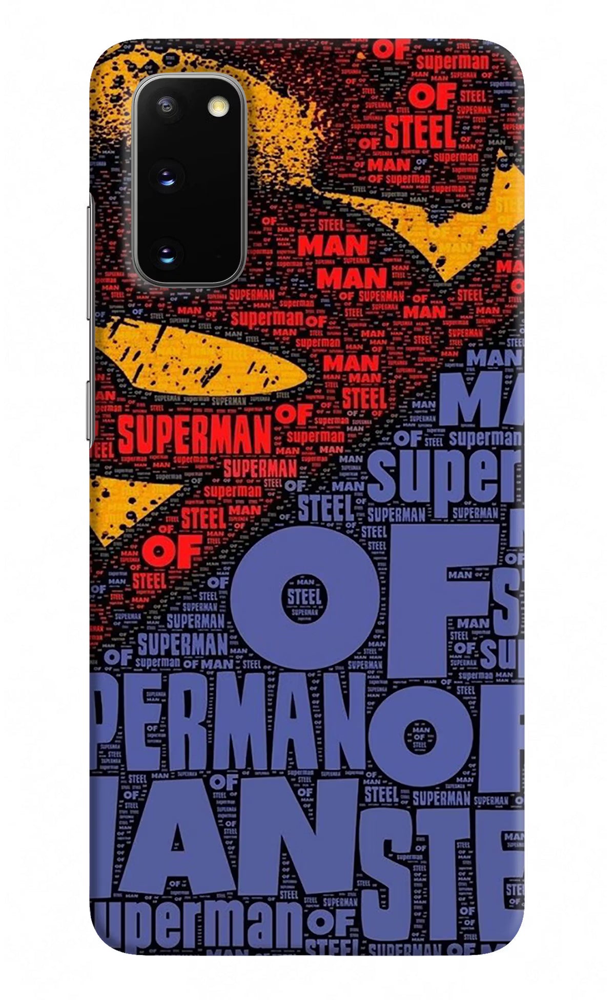 Superman Samsung S20 Hard Case Back Cover by Casekaro