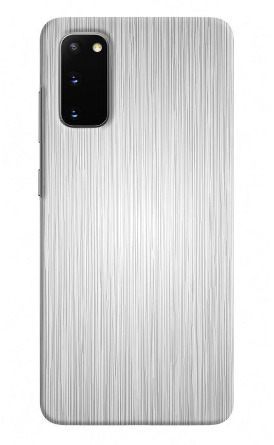 Wooden Grey Texture Samsung S20 Hard Case Back Cover by Casekaro