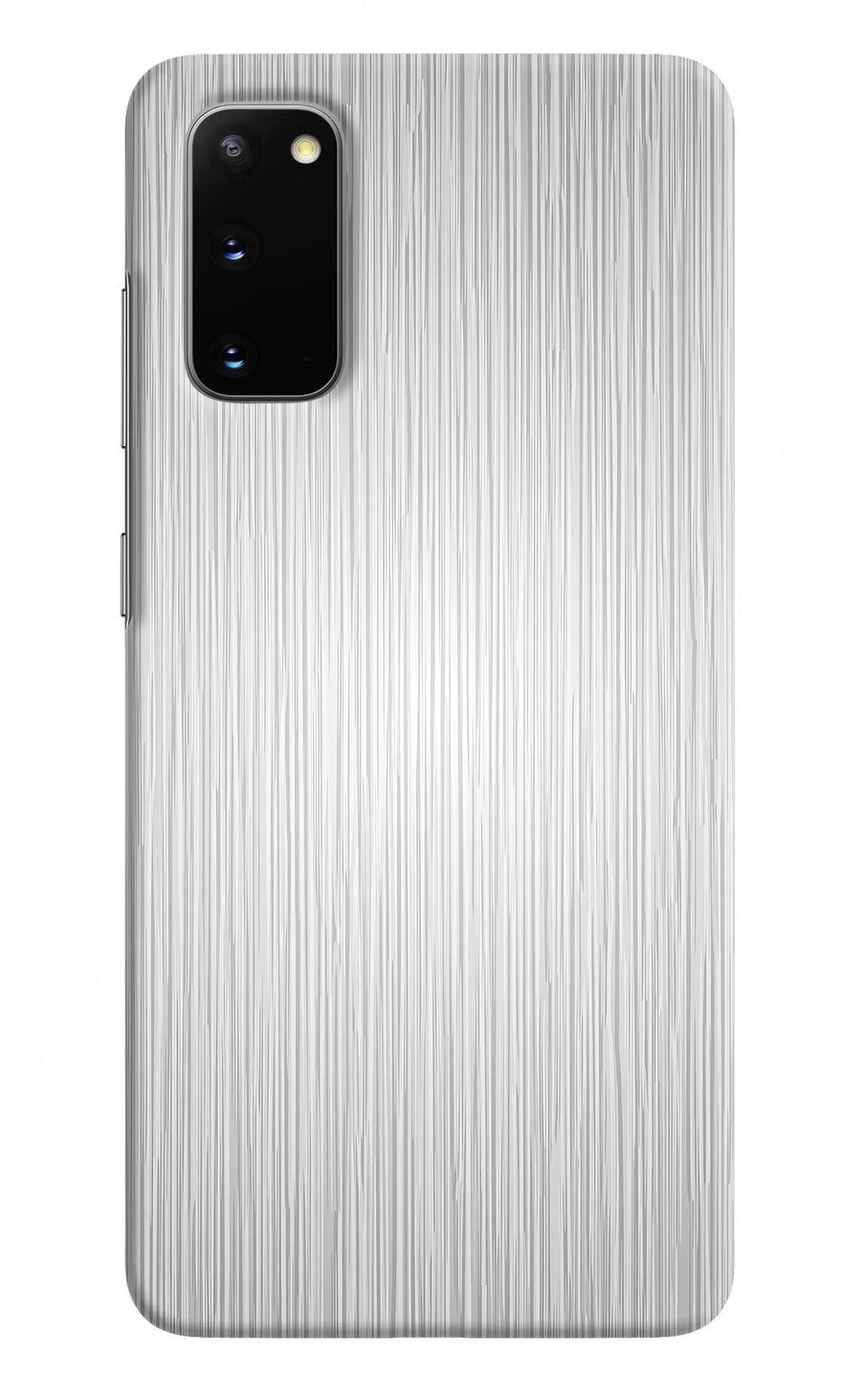 Wooden Grey Texture Samsung S20 Back Cover, Hard case