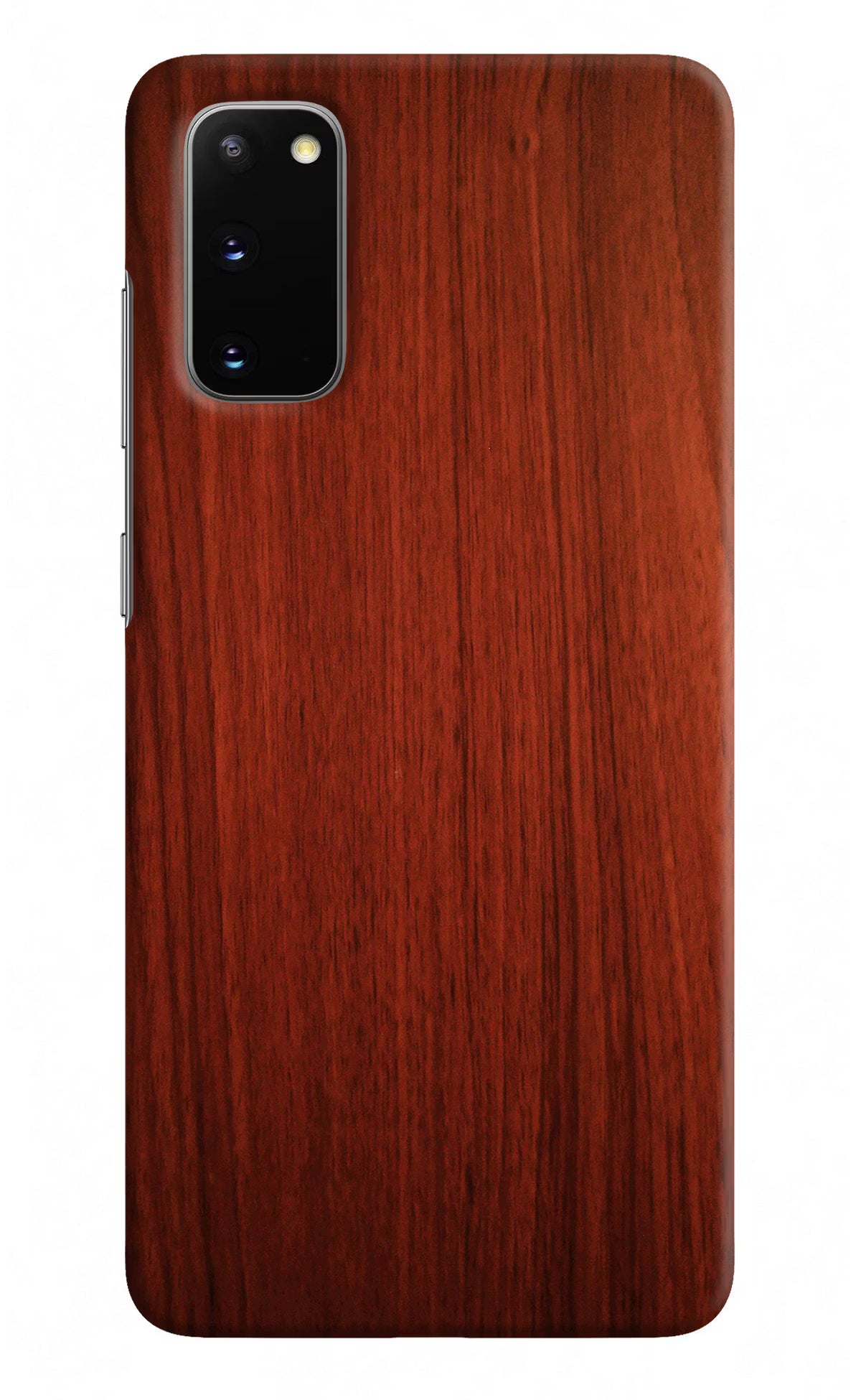 Wooden Plain Pattern Samsung S20 Hard Case Back Cover by Casekaro