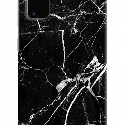 Black Marble Pattern Samsung S20 Hard Case Back Cover by Casekaro