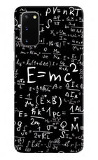 Physics Formula Samsung S20 Hard Case Back Cover by Casekaro