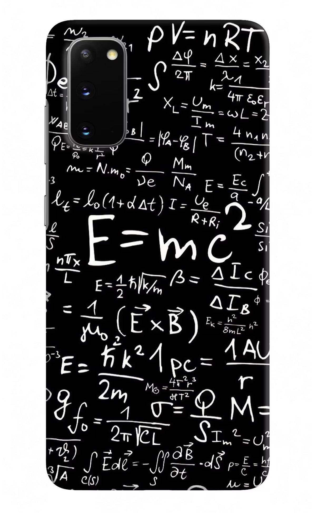 Physics Formula Samsung S20 Hard Case Back Cover by Casekaro