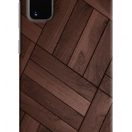 Wooden Texture Design Samsung S20 Hard Case Back Cover by Casekaro