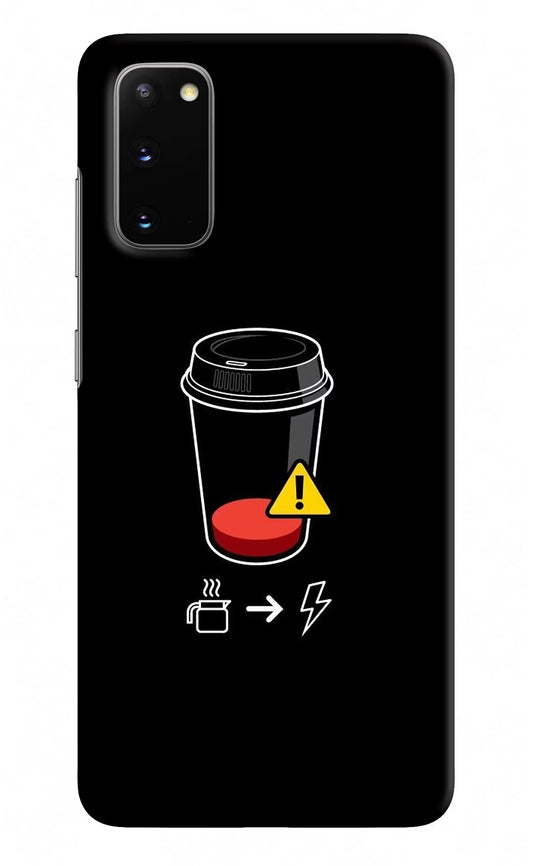 Coffee Samsung S20 Hard Case Back Cover by Casekaro
