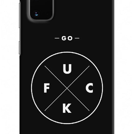 Go Fuck Yourself Samsung S20 Hard Case Back Cover by Casekaro