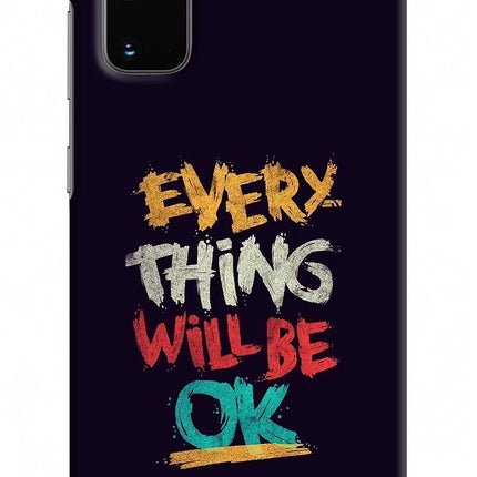 Everything Will Be Ok Samsung S20 Hard Case Back Cover by Casekaro