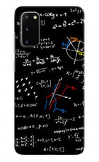 Mathematics Formula Samsung S20 Hard Case Back Cover by Casekaro