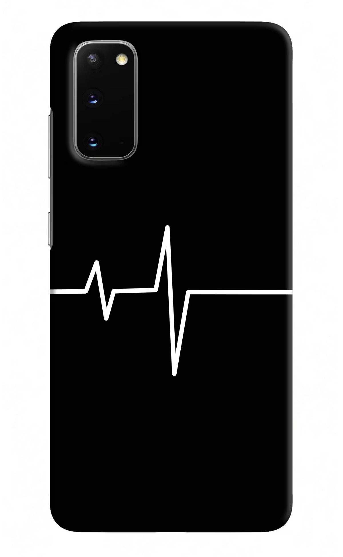 Heart Beats Samsung S20 Hard Case Back Cover by Casekaro