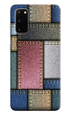 Multicolor Jeans Samsung S20 Hard Case Back Cover by Casekaro