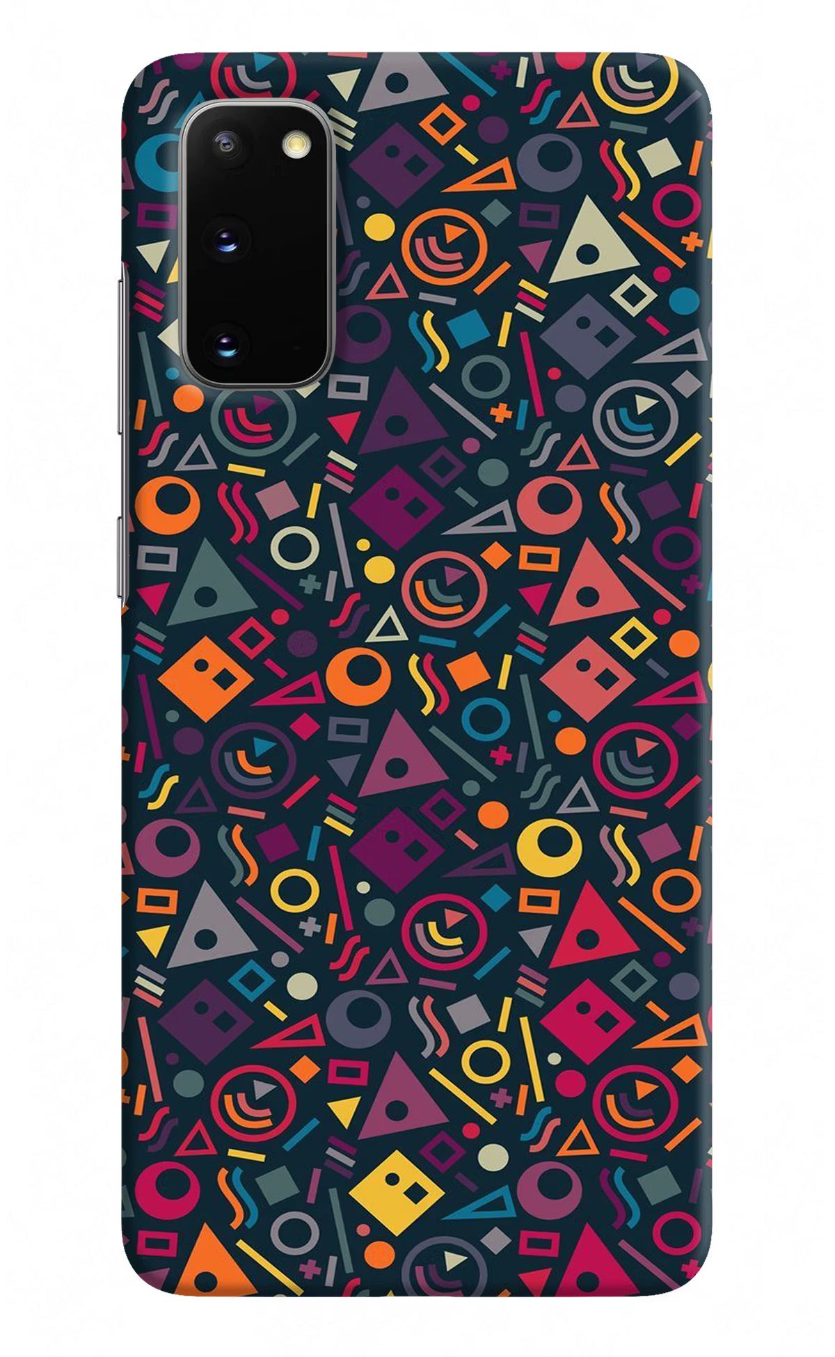 Geometric Abstract Samsung S20 Hard Case Back Cover by Casekaro