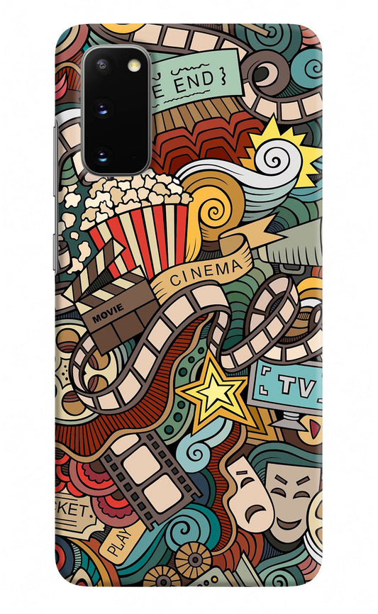 Cinema Abstract Samsung S20 Hard Case Back Cover by Casekaro