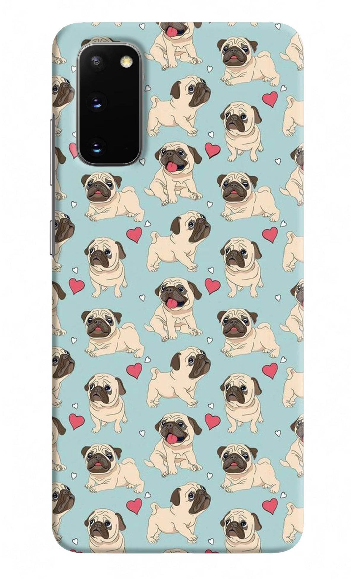 Pug Dog Samsung S20 Hard Case Back Cover by Casekaro