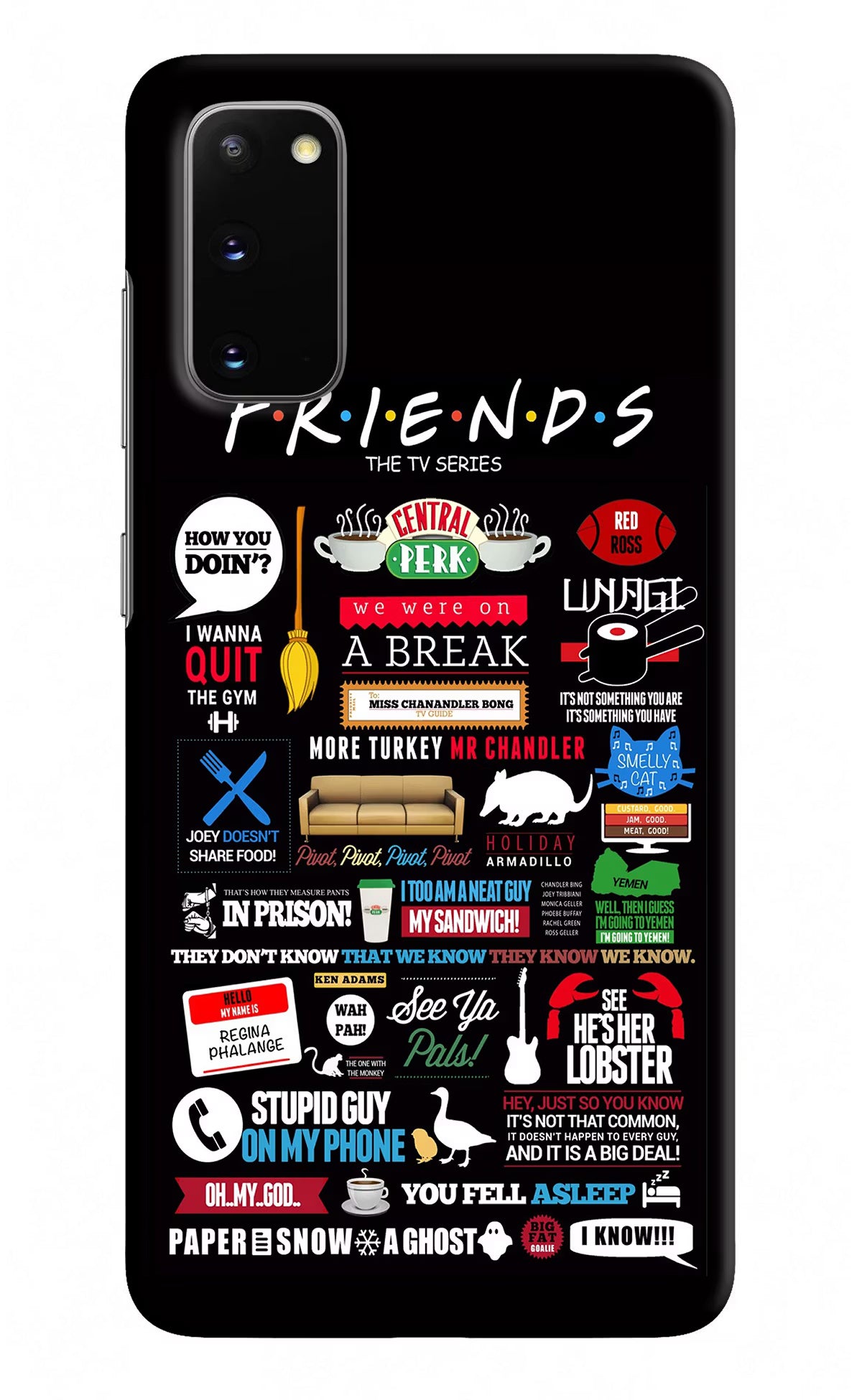 FRIENDS Samsung S20 Hard Case Back Cover by Casekaro