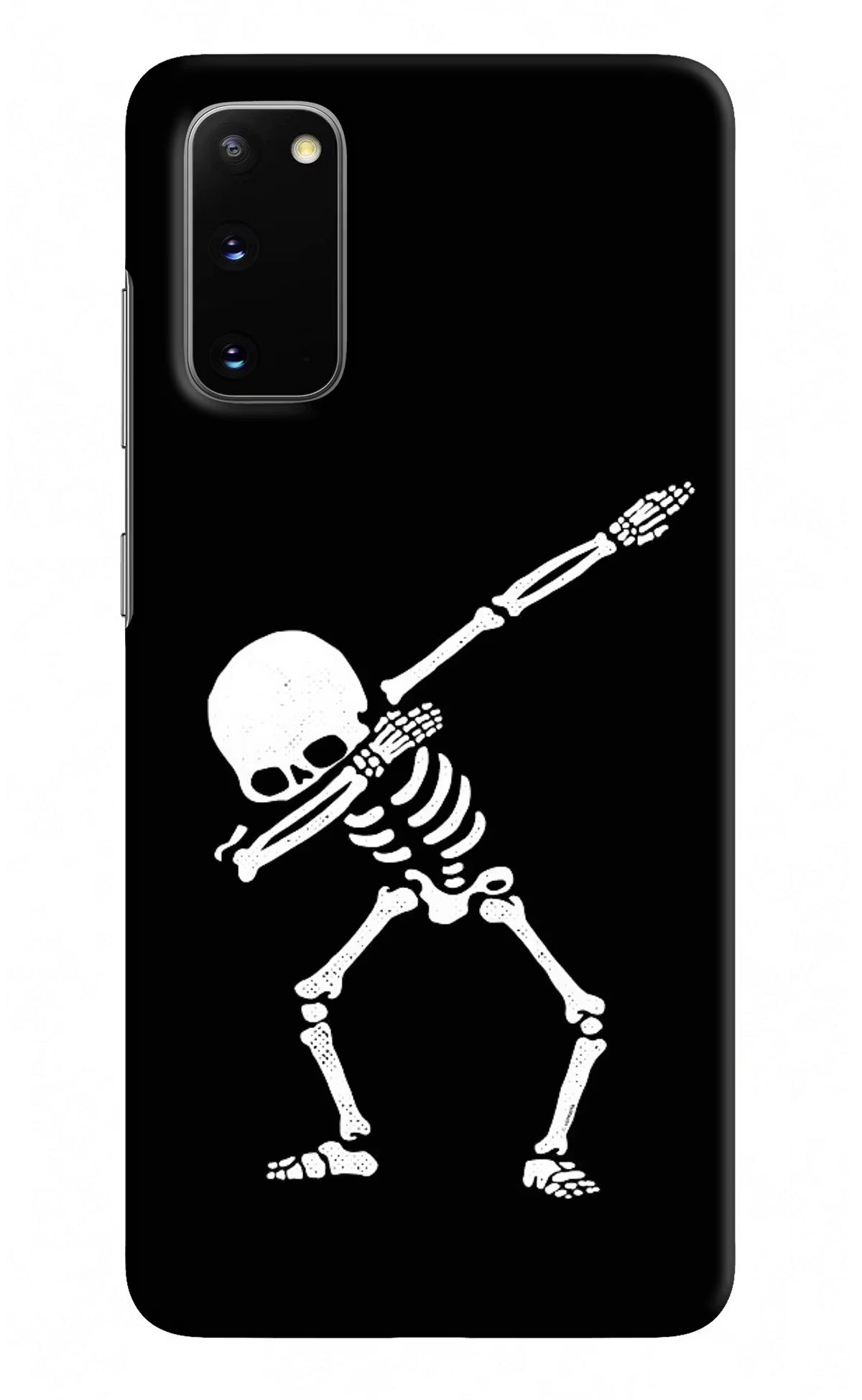 Dabbing Skeleton Art Samsung S20 Hard Case Back Cover by Casekaro