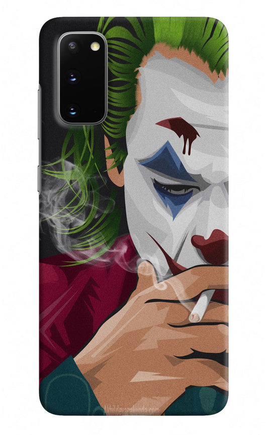 Joker Smoking Samsung S20 Hard Case Back Cover by Casekaro