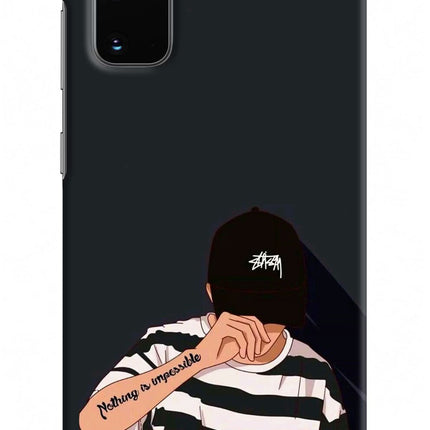 Aesthetic Boy Samsung S20 Hard Case Back Cover by Casekaro