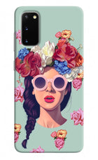 Pretty Girl Samsung S20 Hard Case Back Cover by Casekaro