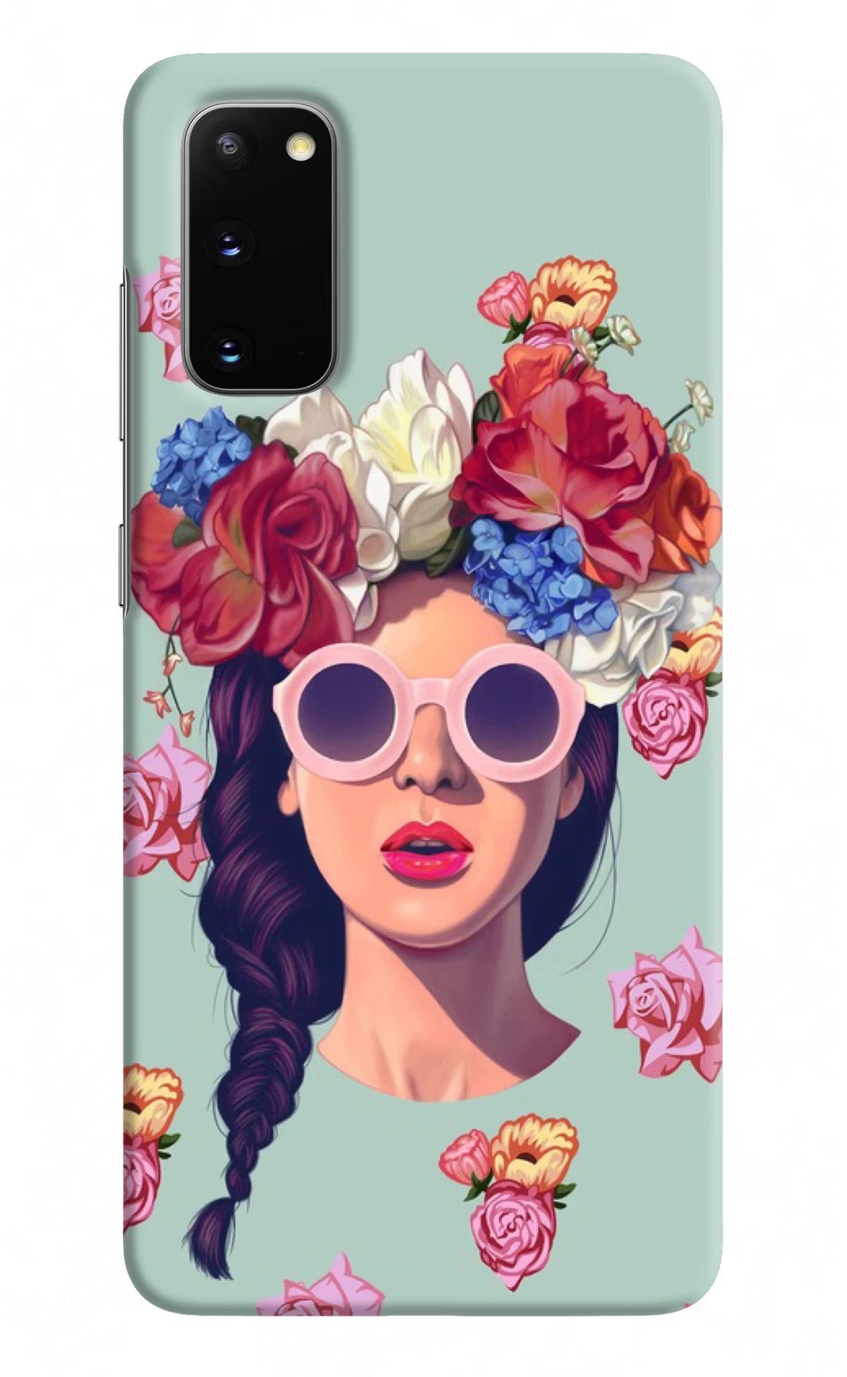 Pretty Girl Samsung S20 Hard Case Back Cover by Casekaro