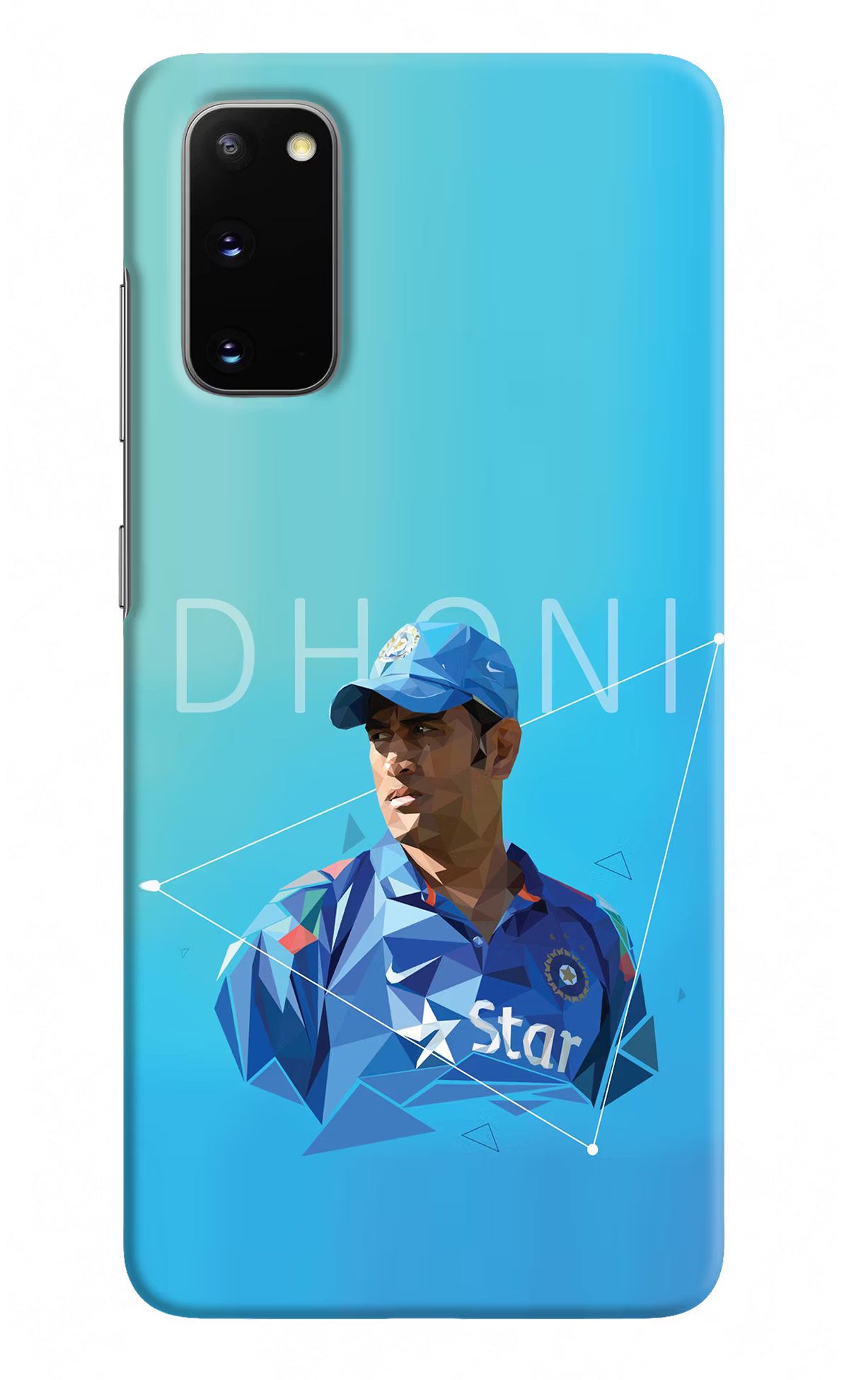 Dhoni Artwork Samsung S20 Hard Case Back Cover by Casekaro